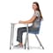 Virco Analogy Series 16" Classroom Chair, 3rd - 4th Grade with Nylon Glides - Navy Seat AN16 - alternate 2